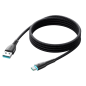 Preview: Joyroom Starry-Serie Schnell-Daten-/Ladekabel 100 W USB-A zu USB-C-Kabel 1 m, schwarz (SA32-AC6)