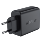 Preview: Acefast A61 PD 45W GaN-Ladegerät 2 x USB-C + 2 x USB-A mit 4 Anschlüssen, schwarz