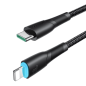 Preview: Joyroom Starry Series 30 W USB-C zu Lightning Schnelladekabel 1m, schwarz (SA32-CL3)