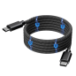 Preview: Choetech 240W Kabel mit Power Delivery 3.1 USB-C magnetisch 1,2m, schwarz (XCC-1054)