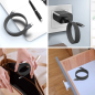 Preview: Choetech 240W Kabel mit Power Delivery 3.1 USB-C magnetisch 1,2m, schwarz (XCC-1054)