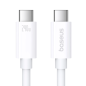 Preview: Baseus USB-C zu USB-C-Kabel 240W PD 8K 60Hz 1m, weiss (CB000066)