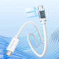 Preview: Baseus USB-C zu USB-C-Kabel 240W PD 8K 60Hz 1m, weiss (CB000066)