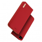 Preview: Dux Ducis Wish Series Echt Leder Flip Wallet für Apple iPhone Xs Max rot