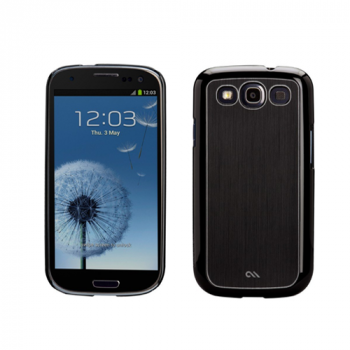 Case-Mate Brushed Aluminum Case für Samsung i9300 Galaxy S3 schwarz (CM021202)