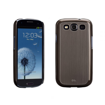 Case-Mate Brushed Aluminum Case für Samsung Galaxy S3 silber (CM021200)