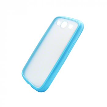 TPU Cover für Samsung i9300 Galaxy S3 hellblau/transparent