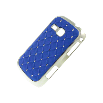 Hard Cover Kristall für Samsung S6500 Galaxy mini 2 blau