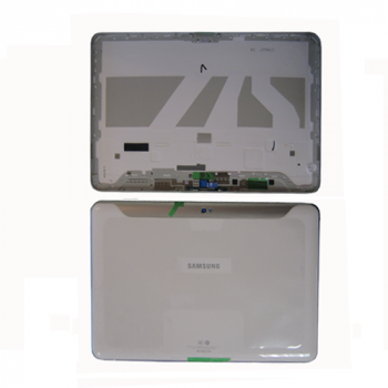Samsung P7500 Galaxy Tab 10.1 Akkudeckel Gehäuse Set weiss