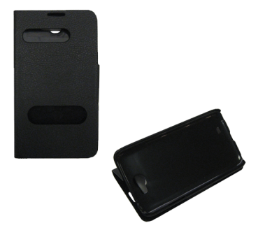 Flip Cover Tasche für Samsung N7100 Galaxy Note 2 schwarz