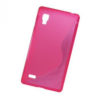 Silikonhülle S-Line für LG P760 Optimus L9 rosa