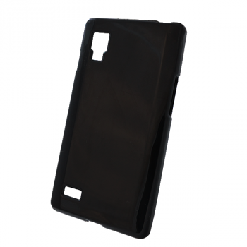 Newtop Silikonhülle für LG P760 Optimus L9 schwarz