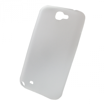 Ultradünne Frostcover Case für Samsung Galaxy Note 2 N7100 weiss