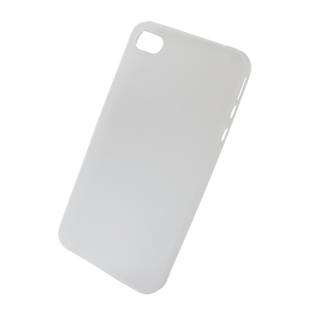 Ultradünne Frostcover Case für iPhone 4 weiss/transparent