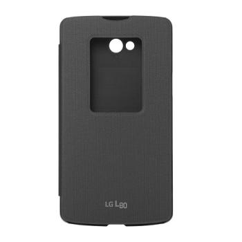 LG CCF-510 QuickCircle Flip Cover für L80 schwarz