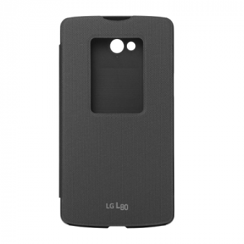 LG CCF-510 QuickCircle Flip Cover für L80 schwarz