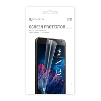 4smarts (2er Pack) Displayschutzfolie für Samsung Galaxy S6 Edge+