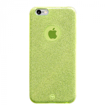 Fshang Classic Silikonhülle Glitter-Series für iPhone 6s Plus /6 Plus grün