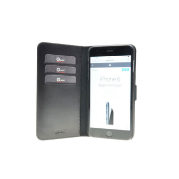 Galeli Mike Book Case mit Fach für iPhone 6 Plus /  iPhone 6s Plus schwarz