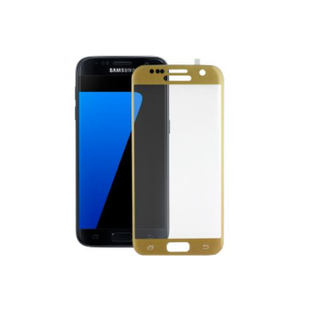 Pure² Anti-Shock ( Full Display ) Displayschutz für Samsung Galaxy S7 gold