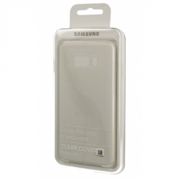 Samsung Clear Cover EF-QG955CS für Galaxy S8+ Plus silber