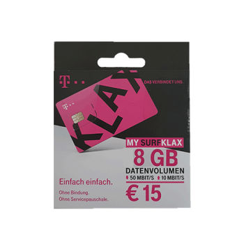 T-Mobile My Surfklax 8GB Internet Starter Paket - ohne Bindung