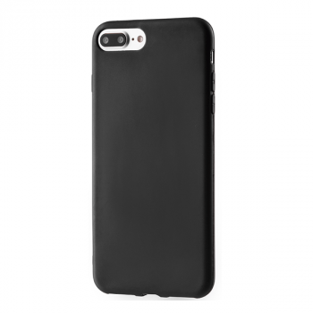 HDD Soft Matt Slim Silikon-Tasche für Apple iPhone 8 Plus / 7 Plus schwarz