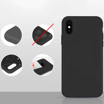 cyoo Silicon Cover für Apple iPhone XS / X grau