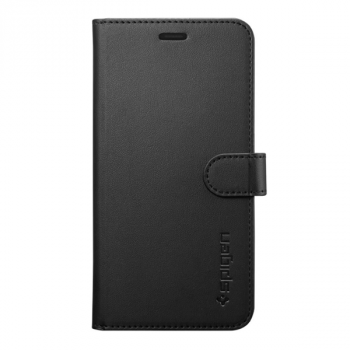 Spigen Wallet S Flip-Tasche für Apple iPhone XS / X schwarz