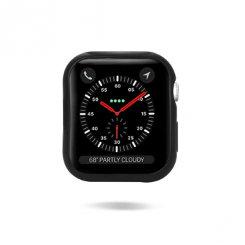 DUX DUCIS 2x Silikon TPU Schutzhülle für Apple Watch 4 40mm schwarz und transparent