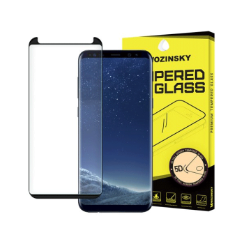 starfix (3D Full Glue) Displayschutz Glas - Case friendly - für Samsung Galaxy S8/S9 schwarz 