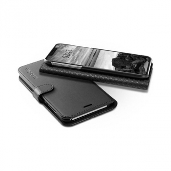 Spigen Wallet S Flip-Tasche für Apple iPhone XS Max schwarz