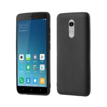 HDD Soft Matt Slim Silikon-Tasche für Xiaomi Redmi Note 4 MediaTek schwarz