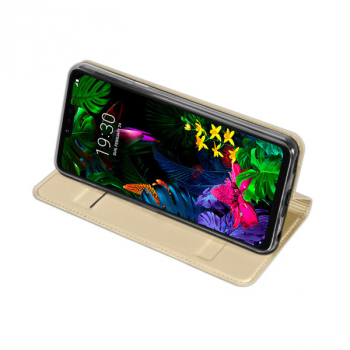 DUX DUCIS Skin Pro Flip Tasche für LG G8 ThinQ gold