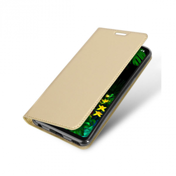 DUX DUCIS Skin Pro Flip Tasche für LG G8 ThinQ gold