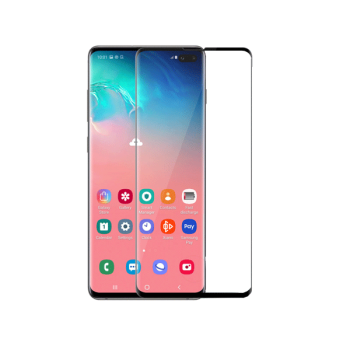 HDD (5D Full Glue) Displayschutz Glas für Samsung Galaxy S10 5G schwarz