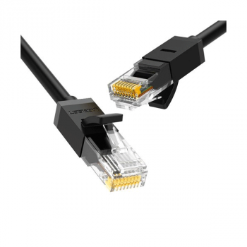 Ugreen Netzwerkkabel Ethernet-Patchkabel RJ45 Cat 6 UTP 1000 Mbit / s, schwarz (5m)