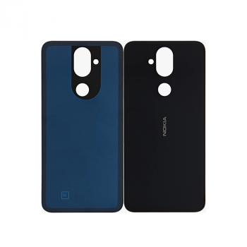 Nokia 8.1 Akkudeckel, schwarz
