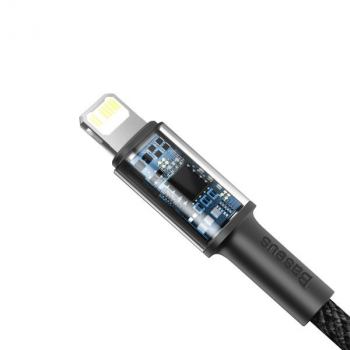 Baseus Ladekabel / Datenkabel USB Typ C zu Lightning - fast charge - Schnelladung 20W schwarz (2m)