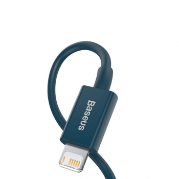 Baseus Superior Schnellladekabel USB - Lightning 2,4A blau (1m)