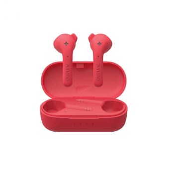 DeFunc TRUE Basic Bluetooth Earbuds, rot