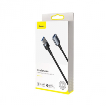 Baseus Cafule Verlängerungskabel USB 3.0 (männlich) USB 3.0 (weiblich) Daten-/Ladekabel 2A grau (1m)