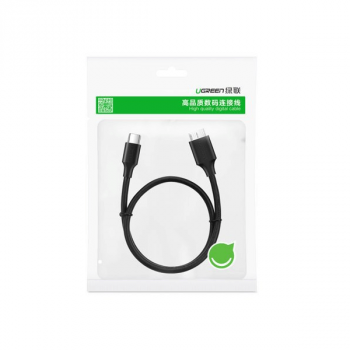 Ugreen USB Typ-C - Micro USB Typ B SuperSpeed 3.0 Kabel schwarz (1m)