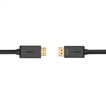 Ugreen unidirektionales DisplayPort-zu-HDMI-Kabel 4K 30 Hz 32 AWG 1,5 m schwarz