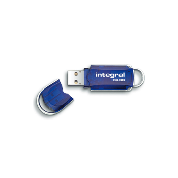 Integral USB Stick Courier 3.0 64GB, blau