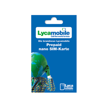 Lycamobile Prepaid SIM-Karte, triple-Sim