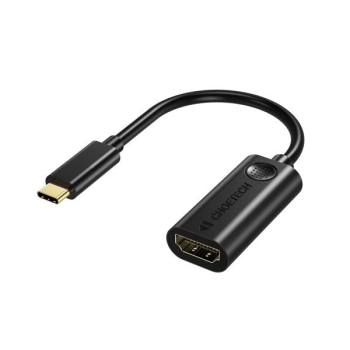 Choetech Adapter HUB USB Typ C Thunderbolt 3 (m) auf HDMI 2.0 4K @ 60Hz (w) schwarz (HUB-H04BK)