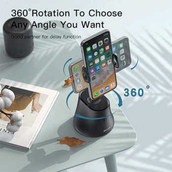 Yesido SF10 360° Rotation AI Face Follow Shooting Standhalterung für Handy, schwarz