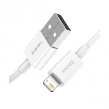 Baseus Superior USB-Kabel zu Lightning Lade-/Datenkabel 2.4A 1 m Weiß (CALYS-A02)