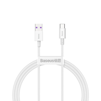 Baseus Superior Lade-/Datenkabel USB - USB Typ C 6A 66W 1m weiß (CATYS-02)